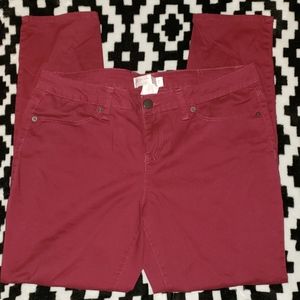 Juniors maroon jegging